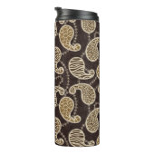 Achtergrond paisleystijl thermosbeker (Geroteerd rechts)