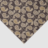 Achtergrond paisleystijl tissuepapier (Detail)