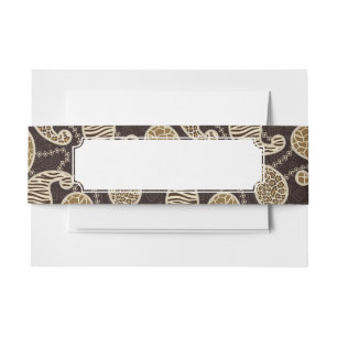 Achtergrond paisleystijl uitnodigingen wikkel