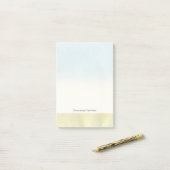 Achtergrond — Papier Waterverf textuur Post-it® Notes (Op bureau)
