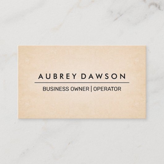 Achtergrond papierstructuur visitekaartje (Voorkant)