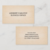 Achtergrond papierstructuur visitekaartje (Voorkant / Achterkant)