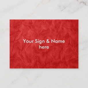 Achtergrond PAPIERTEXTURE - vies rood Visitekaartje