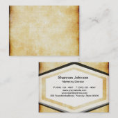 Achtergrond | Parketpapier Visitekaartje (Voorkant / Achterkant)