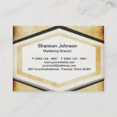 Achtergrond | Parketpapier Visitekaartje (Achterkant)