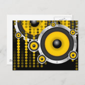 Achtergrond partij briefkaart (Voorkant / Achterkant)