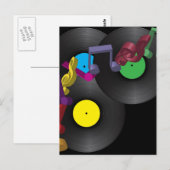 Achtergrond partij briefkaart (Voorkant / Achterkant)