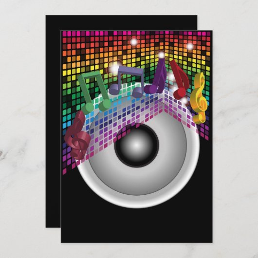 Achtergrond partij kaart (Voorkant / Achterkant)