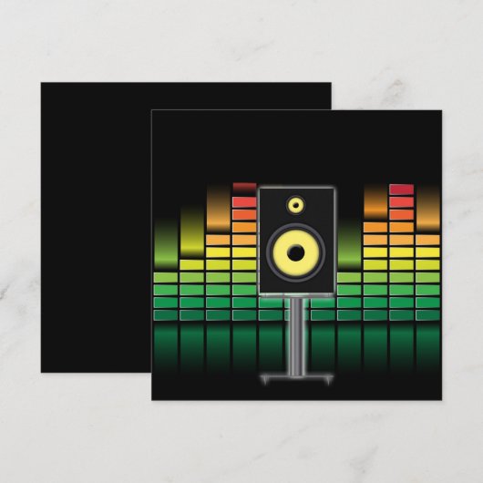 Achtergrond partij kaart (Voorkant / Achterkant)