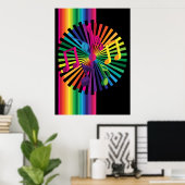 Achtergrond partij poster (Thuiskantoor)