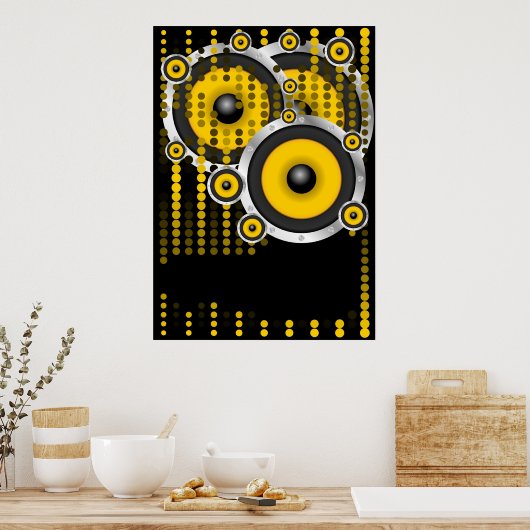 Achtergrond partij poster (Keuken)