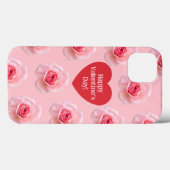 Achtergrond patroonHappy Valentijn 2023 Case-Mate iPhone Case (Achterkant (horizontaal))