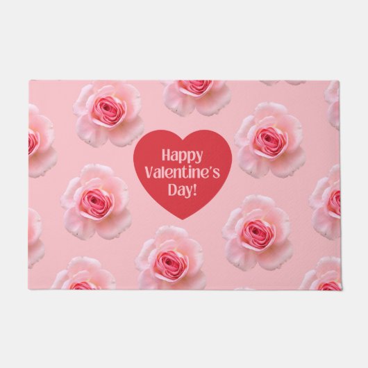 Achtergrond patroonHappy Valentijn 2023 Deurmat (Voorkant)