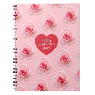Achtergrond patroonHappy Valentijn 2023 Notitieboek