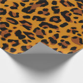 Achtergrond patroonleopard cadeaupapier (Hoek)