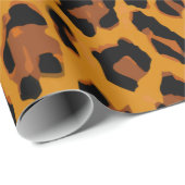 Achtergrond patroonleopard cadeaupapier (Rol Hoek)