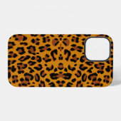 Achtergrond patroonleopard iPhone hoesje (Achterkant horizontaal)