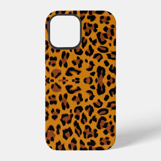 Achtergrond patroonleopard iPhone hoesje (Achterkant)