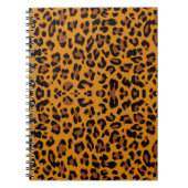 Achtergrond patroonleopard notitieboek (Voorkant)