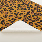Achtergrond patroonleopard sherpa deken (3/4)
