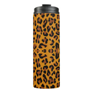 Achtergrond patroonleopard thermosbeker