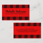 Achtergrond patroonpatroon visitekaartje (Voorkant / Achterkant)