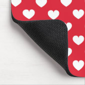 Achtergrond patroonValentijn met hartenliefde Muismat (Hoek)