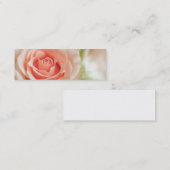 Achtergrond peach roze roze roze Gepersonaliseerd Mini Visitekaartje (Voorkant / Achterkant)