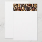 Achtergrond Pebbles Briefpapier (Voorkant / Achterkant)