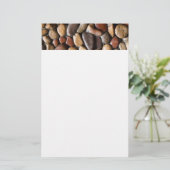 Achtergrond Pebbles Briefpapier (Staand voorkant)