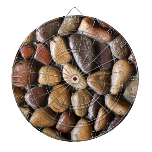 Achtergrond Pebbles Dartbord (Voorkant)