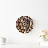 Achtergrond Pebbles Ronde Klok (Huis)