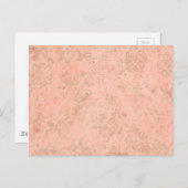 Achtergrond pekelbloemsierpatroon briefkaart (Voorkant / Achterkant)