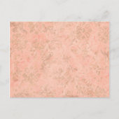 Achtergrond pekelbloemsierpatroon briefkaart (Voorkant)