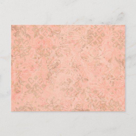 Achtergrond pekelbloemsierpatroon briefkaart (Voorkant)