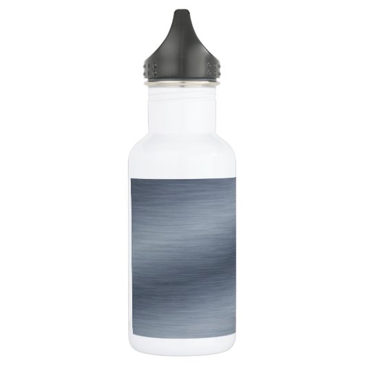 Achtergrond penseel staal waterfles (Links)