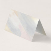 Achtergrond penseelkleuren afbreken visitekaartje (Achterkant)