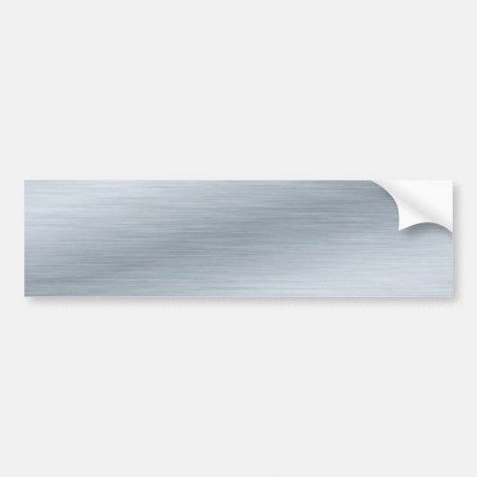 Achtergrond penseelvenster Silver Bumpersticker (Voorkant)