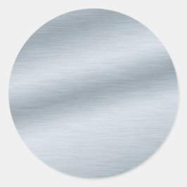 Achtergrond penseelvenster Silver Ronde Sticker
