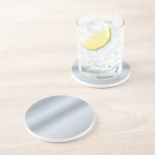 Achtergrond penseelvenster Silver Zandsteen Onderzetter (Zijkant)