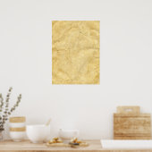 Achtergrond Perkament Papier Sjabloon Poster (Keuken)