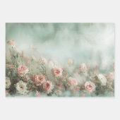  achtergrond pioenrozen decoupage inpakpapier vel (Voorkant 3)