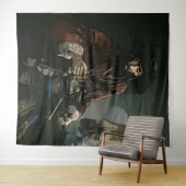 ACHTERGROND PIRATE SCHIP WANDKLEED (In Situ (horizontaal))