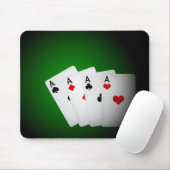 Achtergrond poker muismat (Met muis)