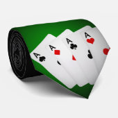 Achtergrond poker stropdas (Opgerold)