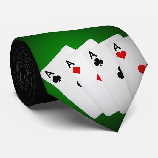 Achtergrond poker stropdas (Opgerold)