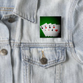 Achtergrond poker vierkante button 5,1 cm (In situ)