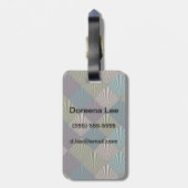 achtergrond pop bagagelabel (Achterkant verticaal)