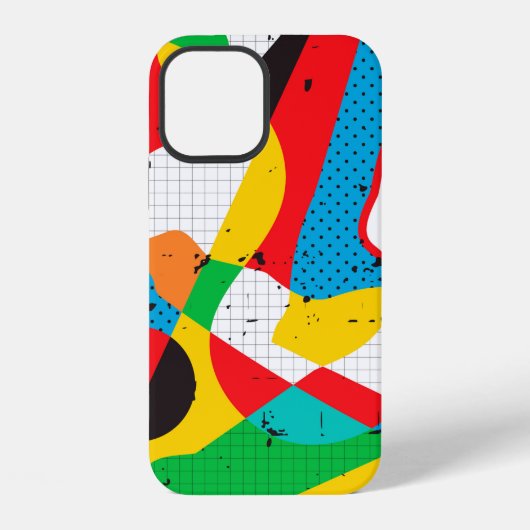 achtergrond pop iPhone hoesje (Achterkant)