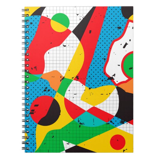 achtergrond pop notitieboek (Voorkant)